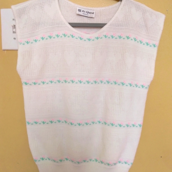 Vintage knit sweater vest - Picture 1 of 3